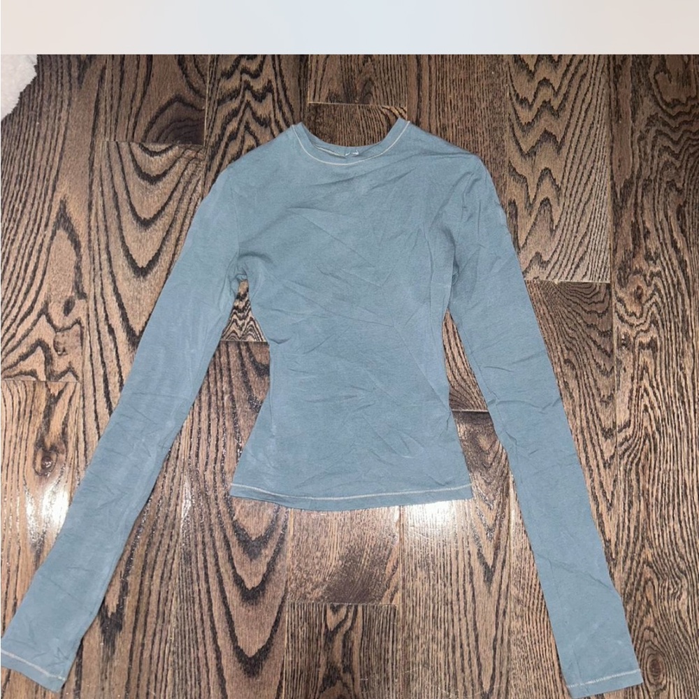 Skims Long Sleeve Top in Blue